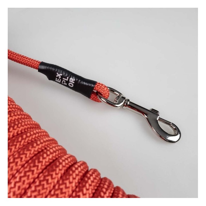 Duvoplus EXPLOR Trackingleine Classic rund - rot - 10m/8mm