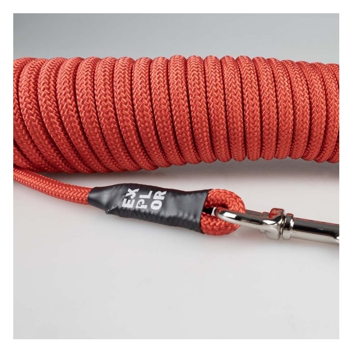 Duvoplus EXPLOR Trackingleine Classic rund - rot - 15m/8mm