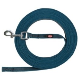 Trixie Schleppleine gummiert - petrol - 15 m/17 mm