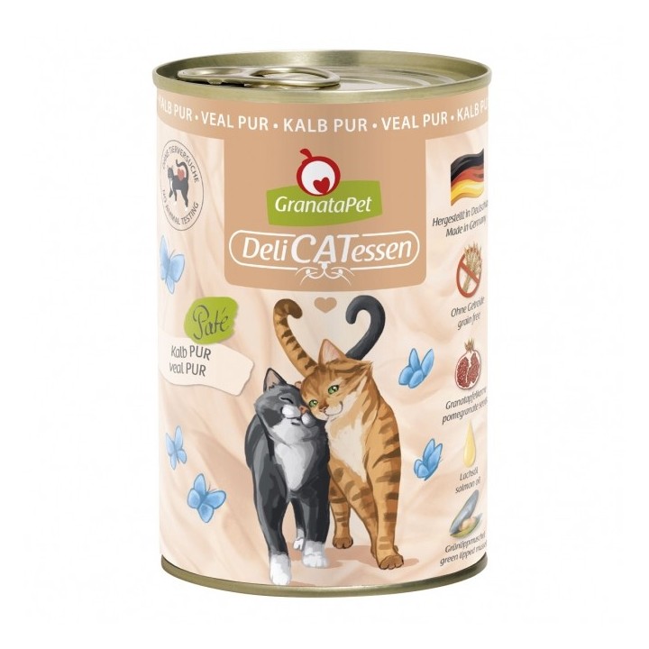 GranataPet Delicatessen Dose Kalb PUR - 400 g