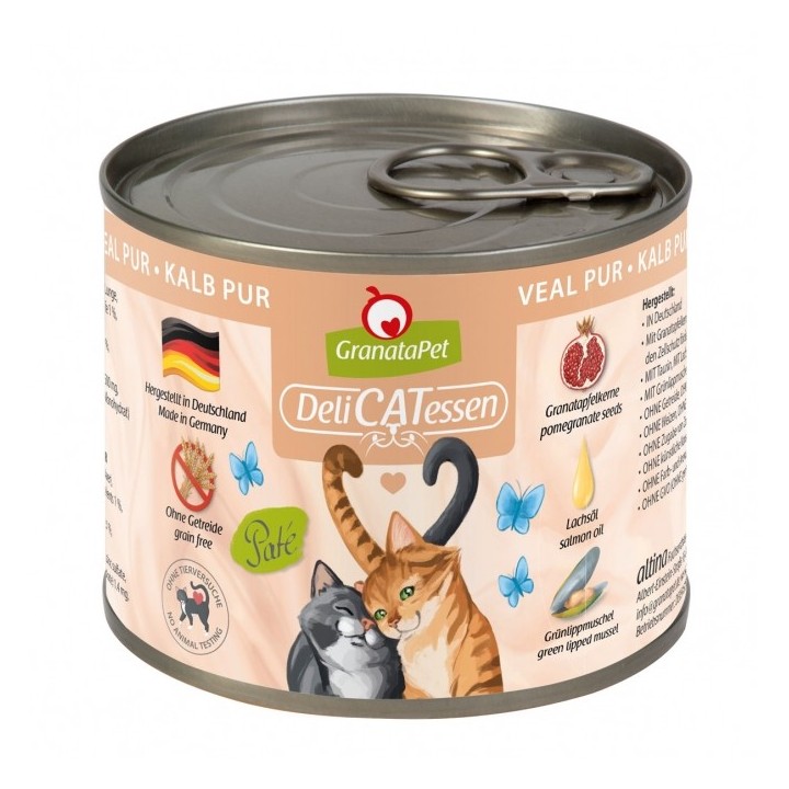 GranataPet Delicatessen Dose Kalb PUR - 200 g