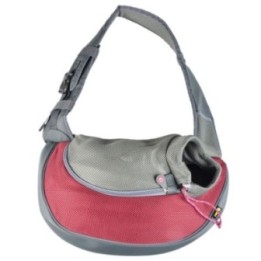 EBI Fronttasche Sarah Crazy Paws - Bordeaux - S - 25x155x43cm - max. 3kg