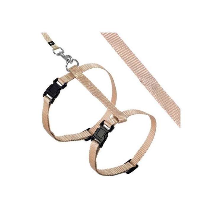 Karlie ASP Katzengeschirr mit Leine - Beige