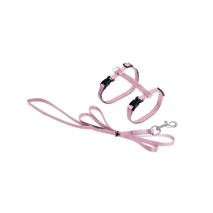 Karlie ASP Katzengeschirr mit Leine - Pink