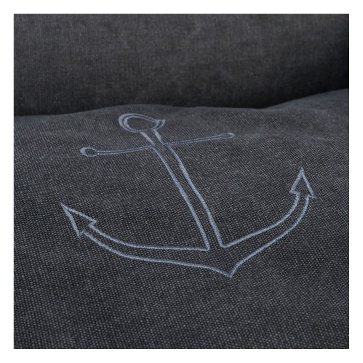 Trixie BE NORDIC Bett Föhr - Schwarz - 60 × 50 cm
