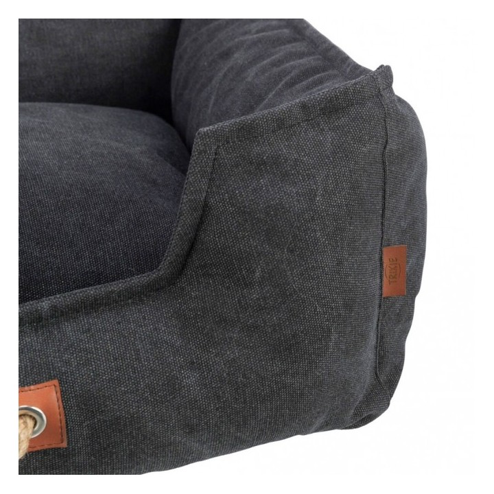 Trixie BE NORDIC Bett Föhr - Schwarz - 60 × 50 cm