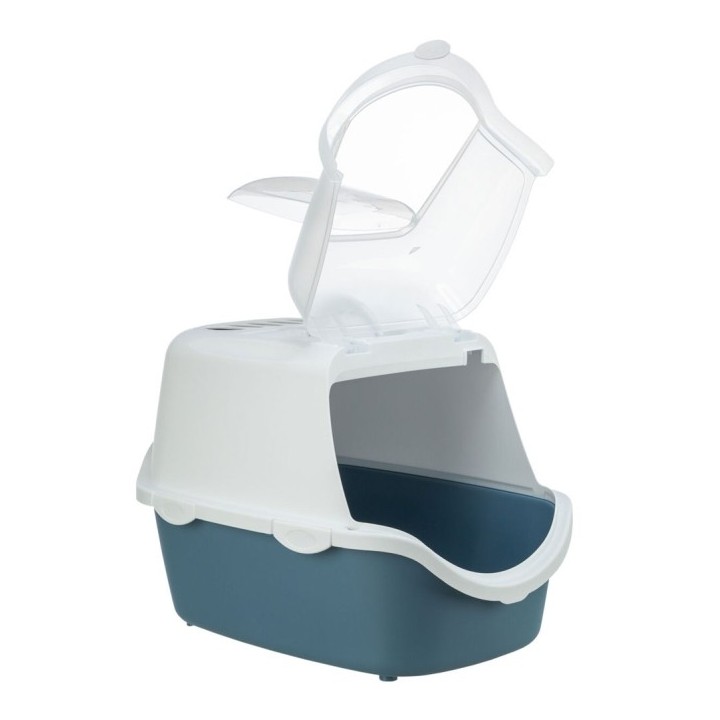 Trixie Katzentoilette Vico Easy Clean - blaugrau/weiß