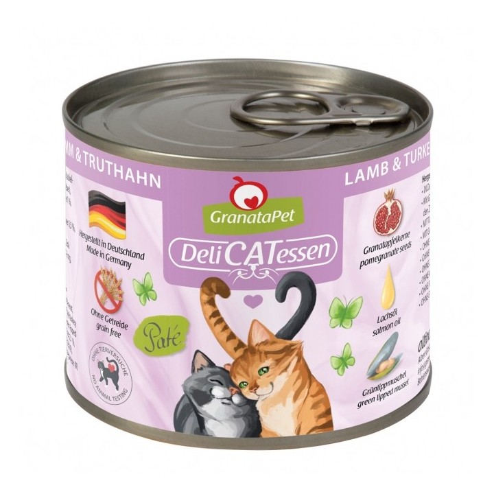 GranataPet Delicatessen Dose Lamm & Truthahn - 200 g