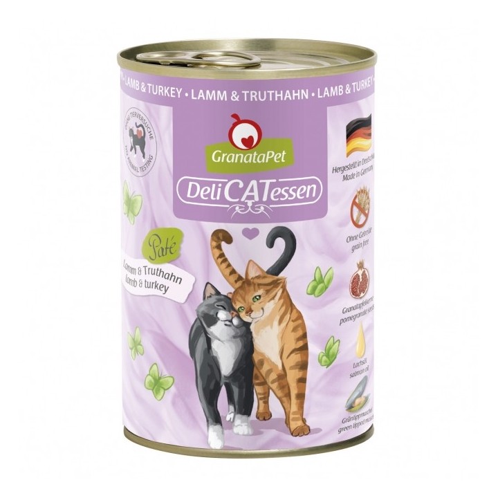 GranataPet Delicatessen Dose Lamm & Truthahn - 400 g