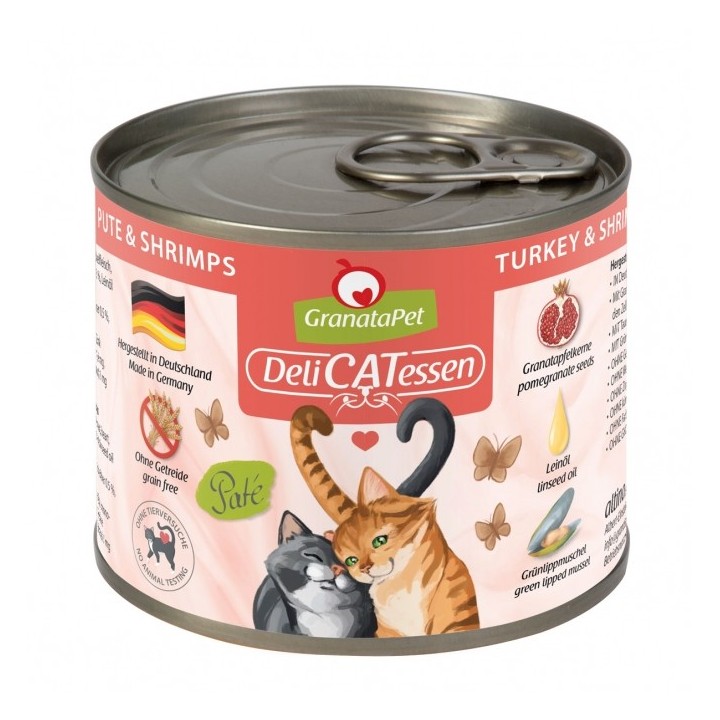 GranataPet Delicatessen Dose Pute & Shrimps - 200 g