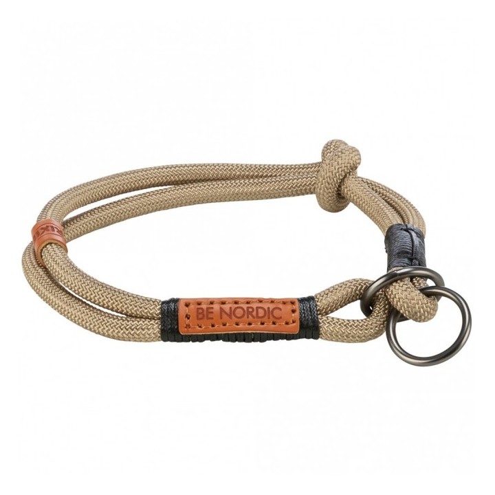 Trixie BE NORDIC Zug-Stopp-Halsband - sand - 55 cm