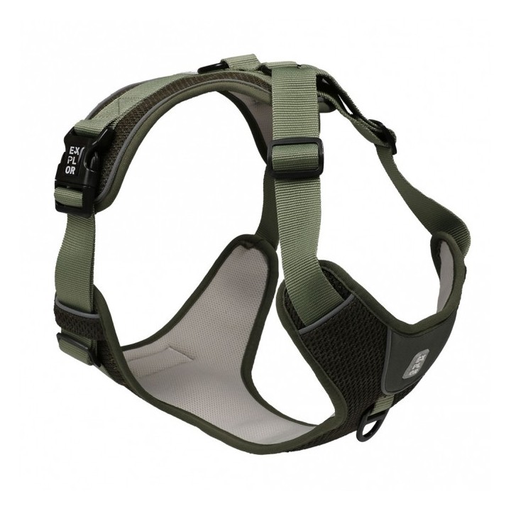 Duvoplus EXPLOR Ultimate Fit No-Pull-Geschirr - Undercover Green - XS - 28-37cm - 32-43cm