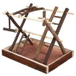 Trixie Vogelspielplatz aus Naturholz - 35 x 27 x 30 cm