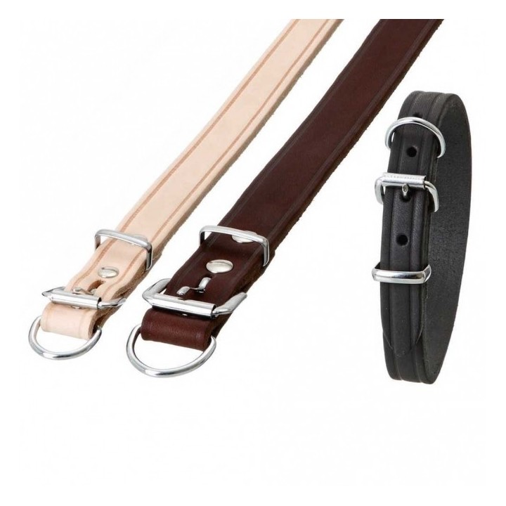 Karlie RONDO Halsband mit Zugentlastung - Natur 70 cm