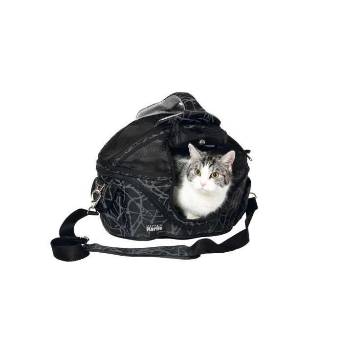 Karlie Tragetasche Shopper De Luxe - Größe S - Schwarz