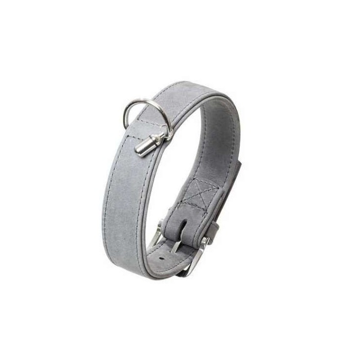 Karlie BUFFALO DENIM Halsband - Grau - 17 mm / 35 cm