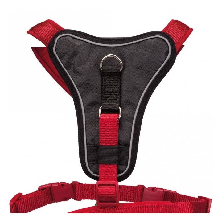 Trixie Premium Y-Geschirr - rot - 33-42 cm/10 mm