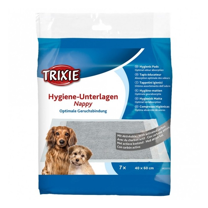 Trixie Hygiene-Unterlage Nappy mit Aktivkohle - 40 x 60 cm / 7 Stück