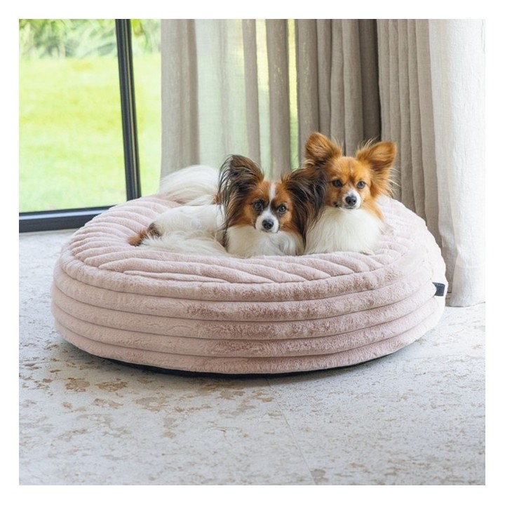 Designed by Lotte Hundebett Reza - rund rosa - 80 x 20 cm