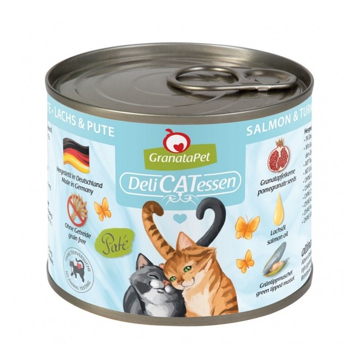 GranataPet Delicatessen Dose Lachs & Pute - 200 g
