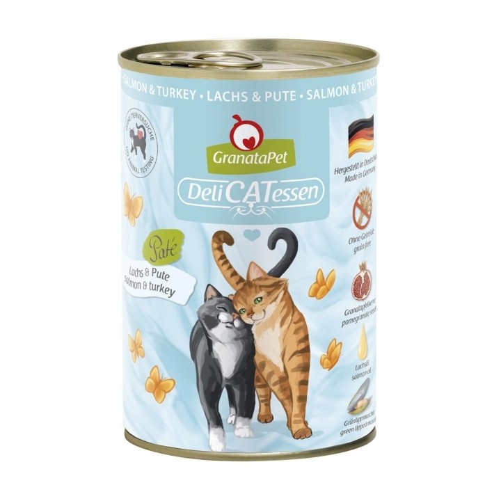 GranataPet Delicatessen Dose Lachs & Pute - 400 g