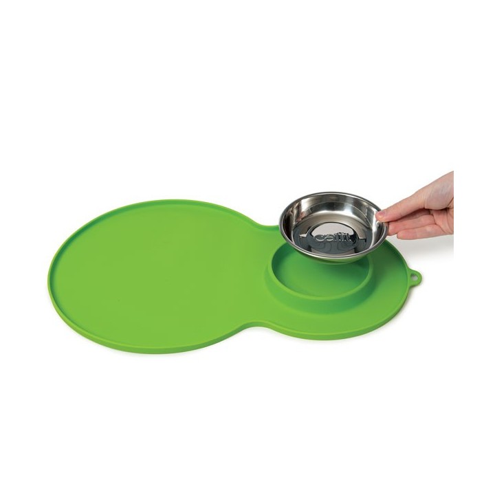 CATIT Silikonmatte Erdnuss - 46 x 29 cm - Grün