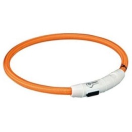 Trixie Flash Leuchtring USB Orange - XS-S