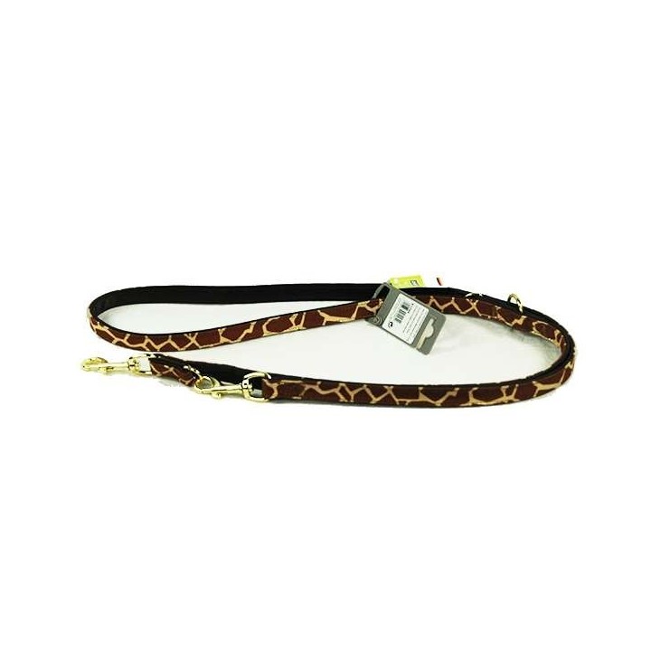 Hunter verstellbare Führleine Modern Art Safari Giraffe - M - L 18 mm / 200 cm