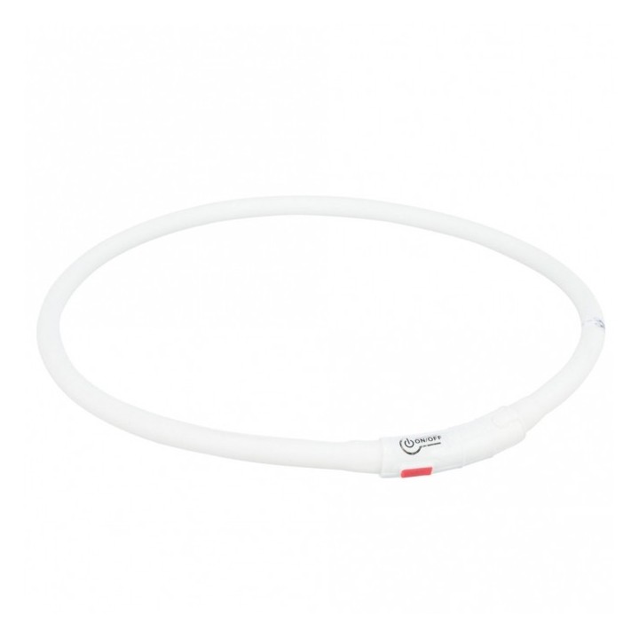 Trixie Flash Leuchtring USB aus Silikon - bunt