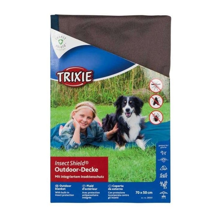 Trixie Insect Shield® Outdoor-Decke - Taupe - 70 x 50 cm