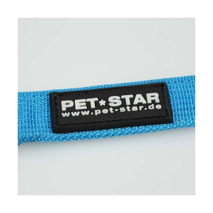 Pet-Star Leine passend zum Pet-Star Softgeschirr / Netzgeschirr - Blau