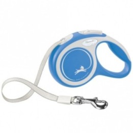 FLEXI Rollleine New COMFORT Gurt - 3m bis 12kg - blau