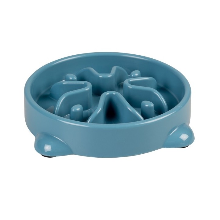 Duvoplus Anti-Schlingnapf - petrolblau - 300ml / 19x19x4cm