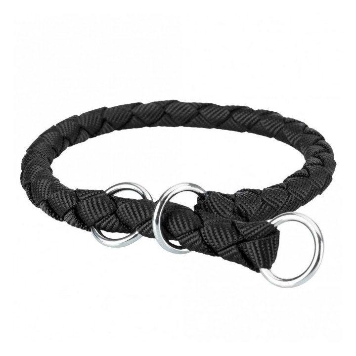 Trixie Cavo Zug-Stopp-Halsband - schwarz - 39-45 cm/ø 12 mm