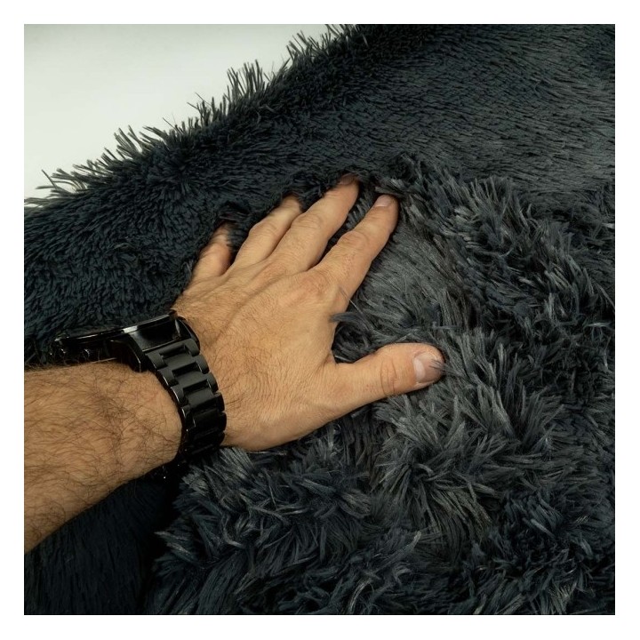 Duvoplus Liegematte Snug - dunkelgrau - XXL - 122x76x7cm