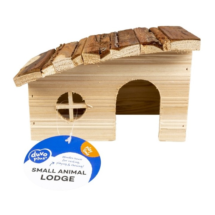 Duvoplus Kleintierhaus mit Schrägdach - 20 x 13 x 12cm
