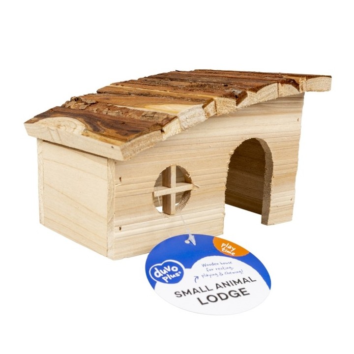 Duvoplus Kleintierhaus mit Schrägdach - 31 x 23 x 18cm