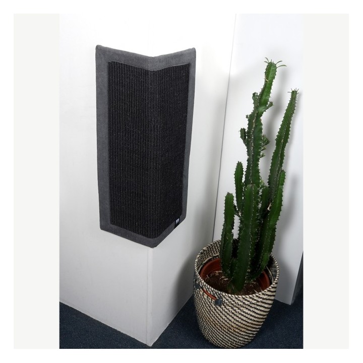 EBI Eck-Kratzmatte Krappa - 58 x 38cm - schwarz