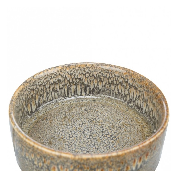Trixie Keramiknapf mit Musterung - braun - 04 l/ø 13 cm