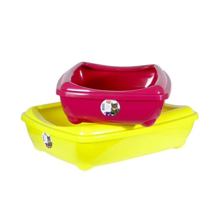 Karlie Flamingo Katzentoilette mit Rand Arist-O-Tray Hawai - 50 x 38 x 13 cm