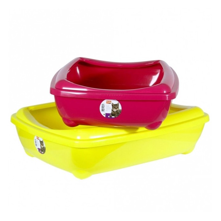 Karlie Flamingo Katzentoilette mit Rand Arist-O-Tray Hawai - 57 x 43 x 165 cm