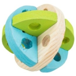 Trixie Spiel- und Snackball aus Holz - 75 cm