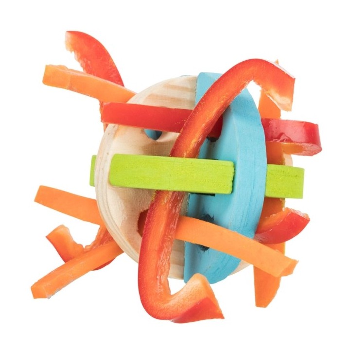 Trixie Spiel- und Snackball aus Holz - 75 cm