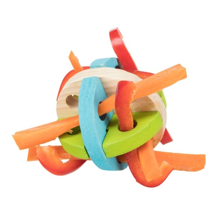 Trixie Spiel- und Snackball aus Holz - 75 cm