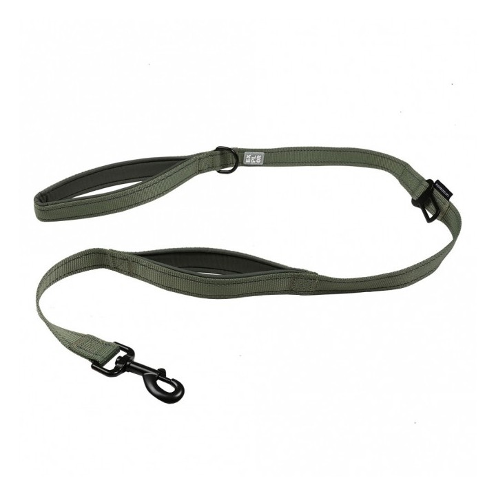 Duvoplus EXPLOR Ultimate Fit On-The-Road-Leine Classic - Undercover Green - 130cm - 25mm