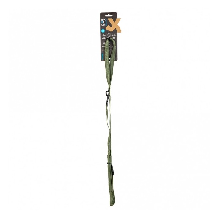 Duvoplus EXPLOR Ultimate Fit On-The-Road-Leine Classic - Undercover Green - 130cm - 25mm