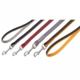 Karlie Vintage Trend Leine - Schwarzbraun/Grau - 100cm / 18mm