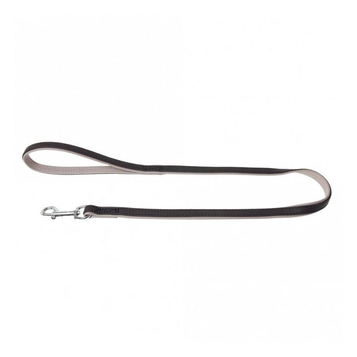 Karlie Vintage Trend Leine - Schwarzbraun/Grau - 100cm / 18mm