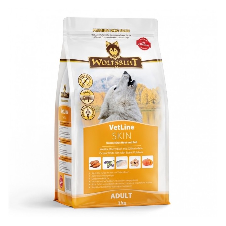 Wolfsblut VetLine Skin & Coat - 2 kg