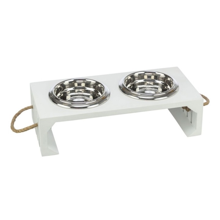 Trixie BE NORDIC Napf-Set MDF/Edelstahl - 2 × 04 l
